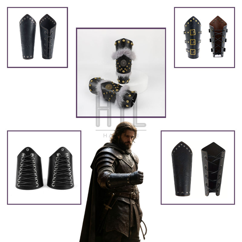 Costumes - Średniowieczne Steampunkowe Retro Wielowarstwowe Rękawice z