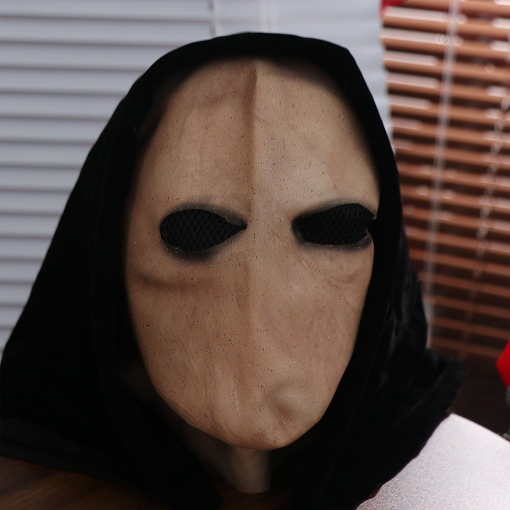 Latex Alien Mask Realistic - Maska Slendermana bez twarzy na Halloween,