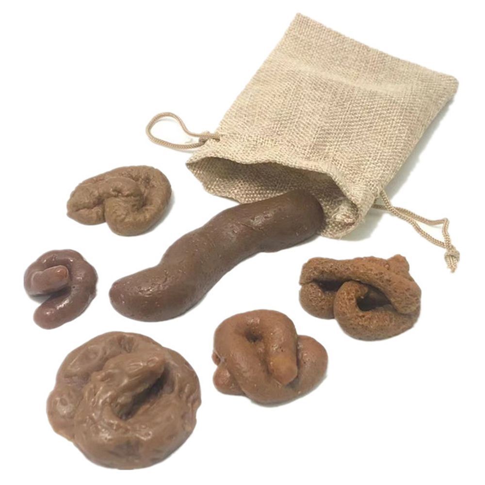 Fake Poop Gag Gift - 6 szt. Śmieszne sztuczne kupy na