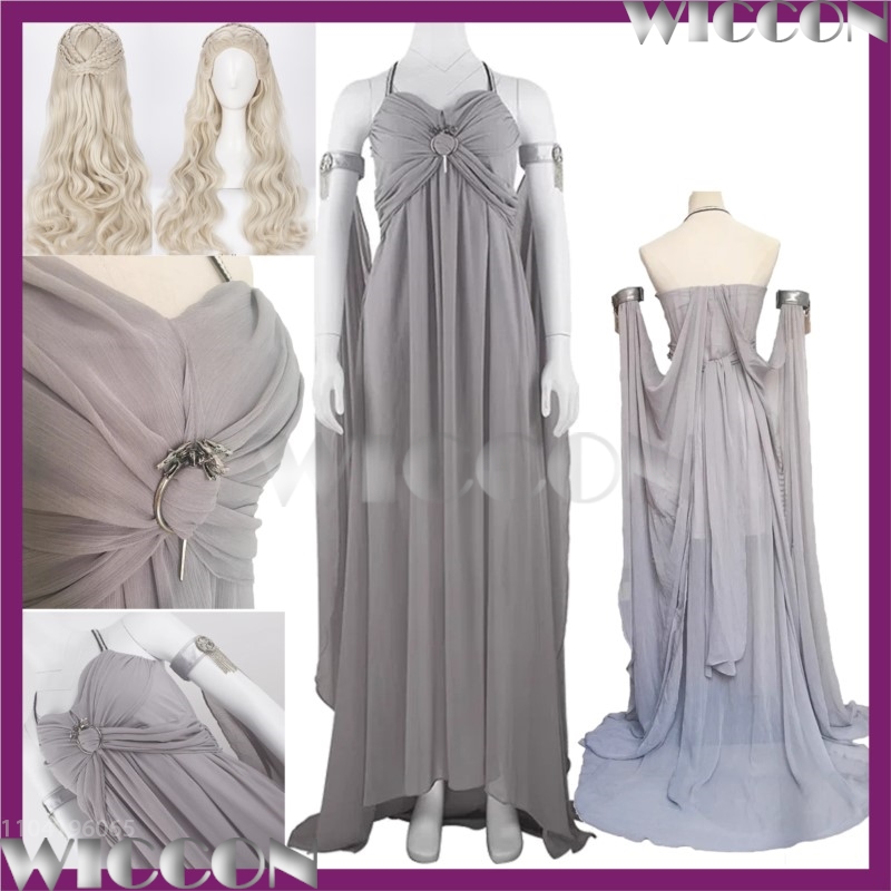 Medieval Renaissance Dress Women - Średniowieczna Suknia Ceremonialna Daenerys Kobieta Matka
