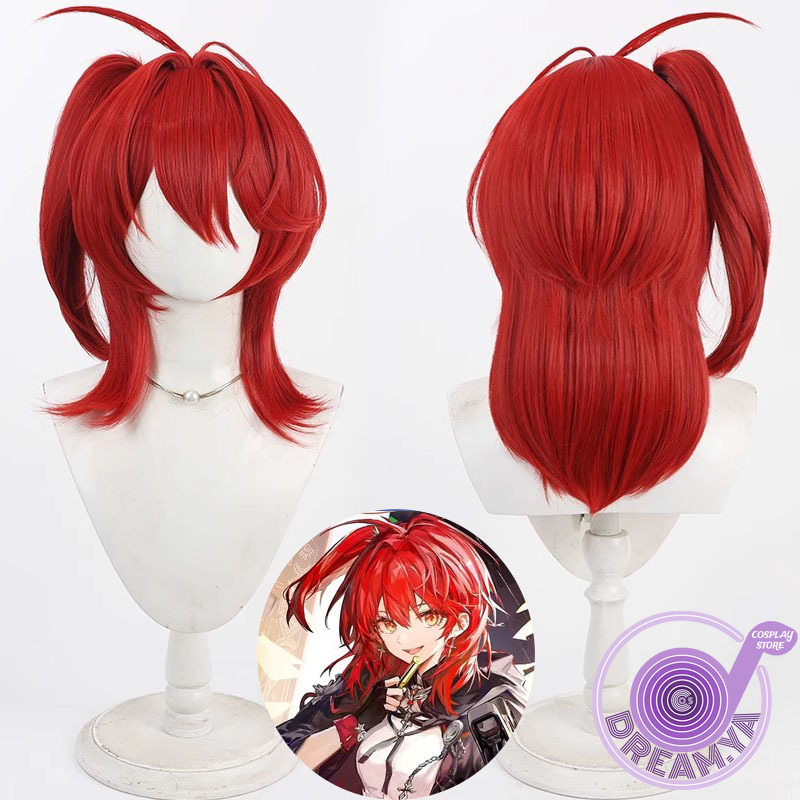 Anime Cosplay Wig Heat Resistant - Peruka Cosplay Exusiai Nowy Zakon Arknights