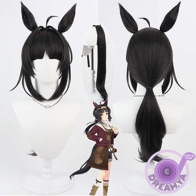 Anime Cosplay Wig Heat Resistant - Peruka Cosplay Logotype Uma Musume Pretty