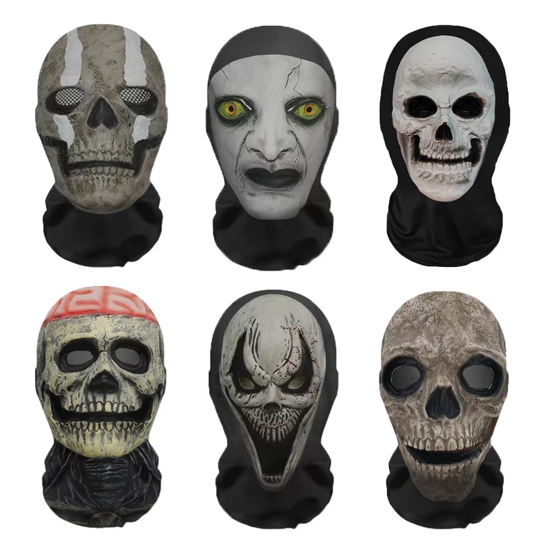 Led Purge Mask Halloween - Maska Halloween Ghost Face 3D Kominiarka