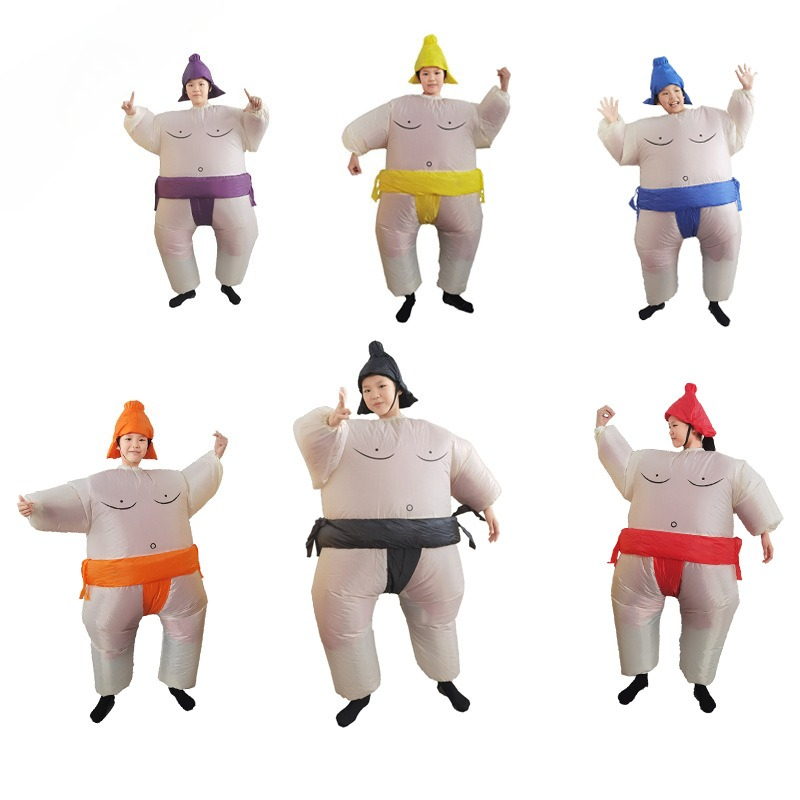 Costumes - Nadmuchiwany kostium sumo dla grubego człowieka,