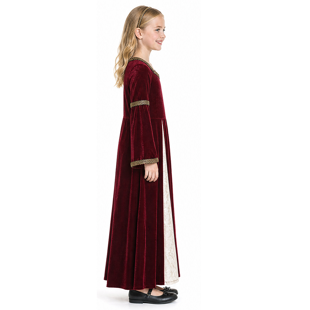 Sukienka z aksamitu w stylu re – Medieval Renaissance Dress Women recenzja i cena