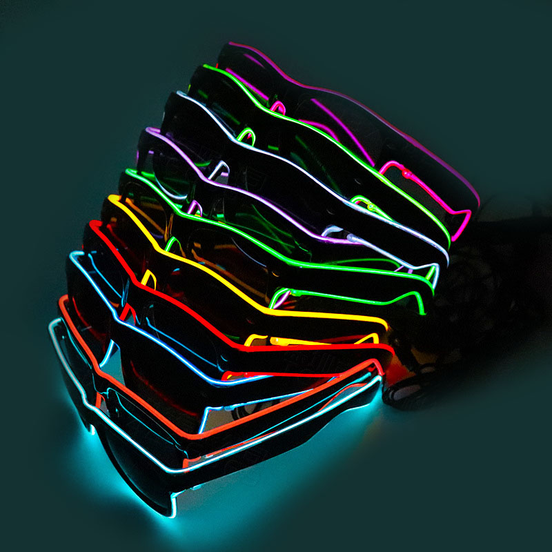 NOWE okulary Led Lights imprez – Glow In The Dark Party Glasses recenzja i cena