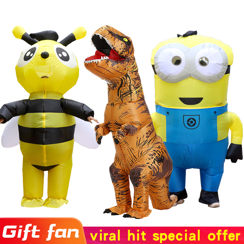 Męski i damski nadmuchiwany st – Inflatable Dinosaur Costume Adult recenzja i cena
