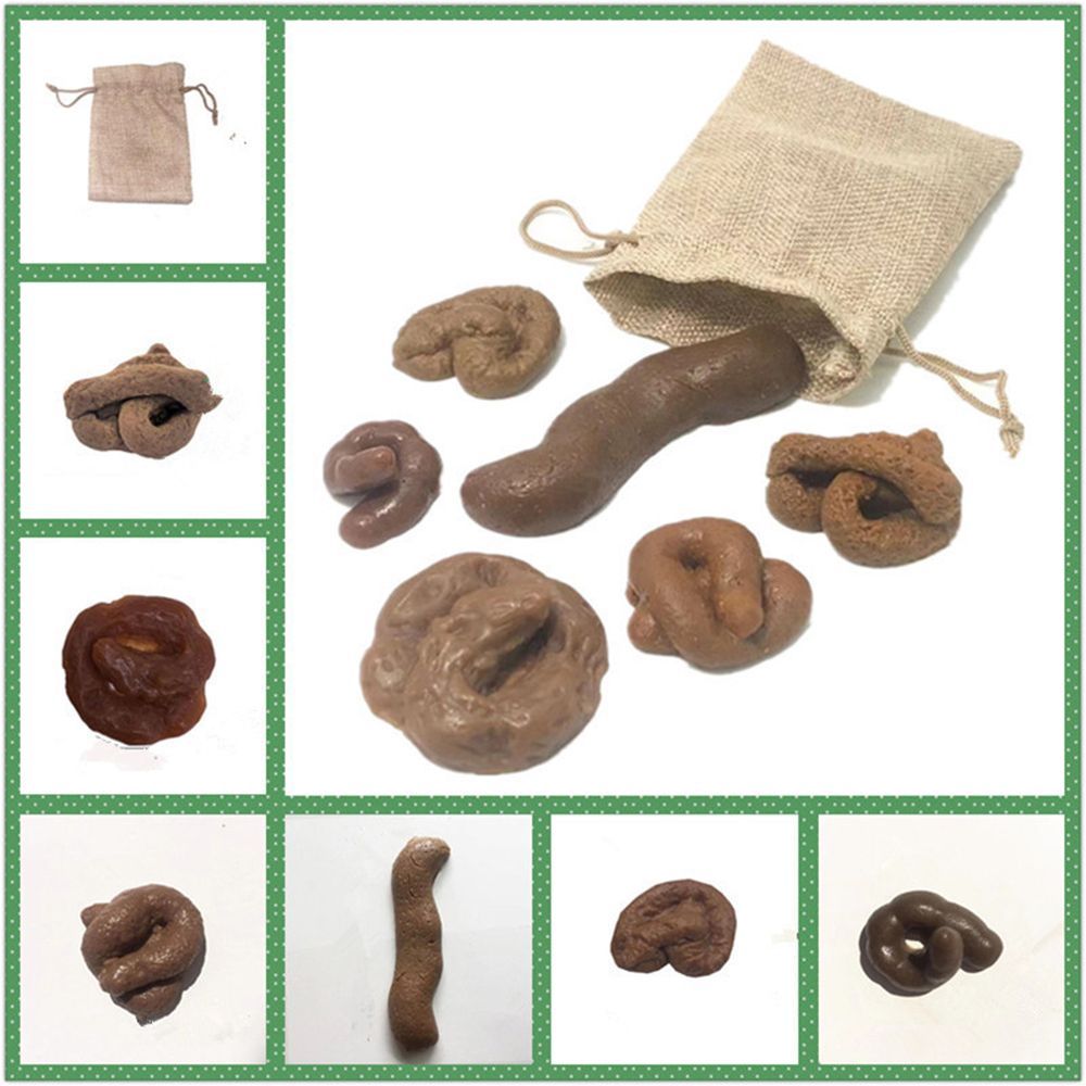 6 szt. Śmieszne sztuczne kupy  – Fake Poop Gag Gift recenzja i cena