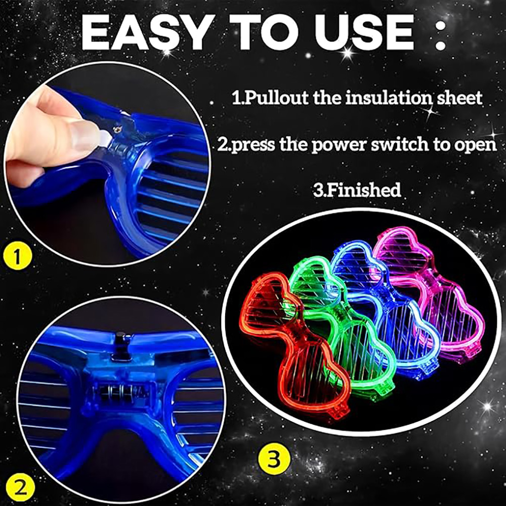 5/10/20/30/50 Bulk Light Up Gl – Glow In The Dark Party Glasses recenzja i cena