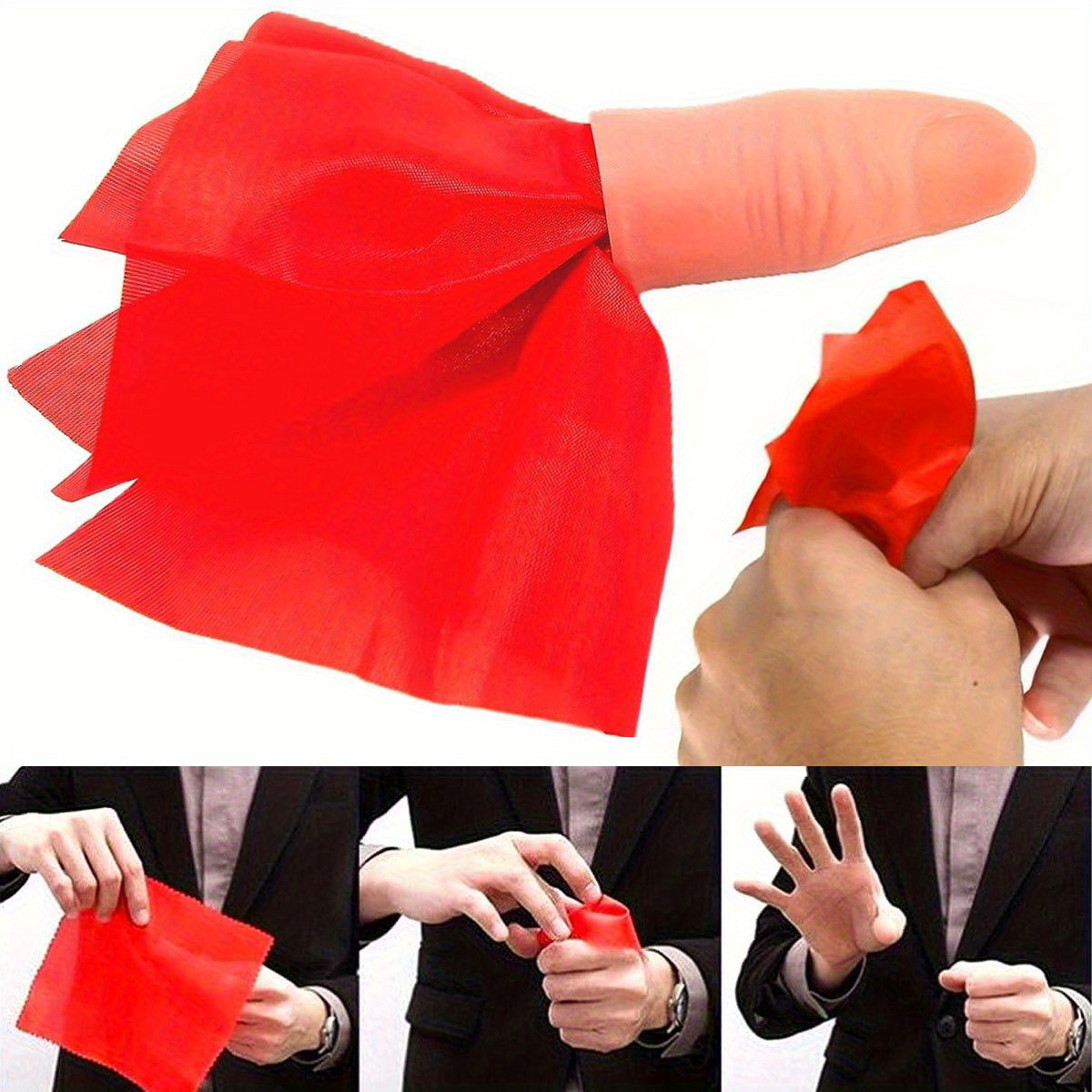1 zestaw Szalik-Wympłukający s – Thumb Tip Magic Trick Set recenzja i cena