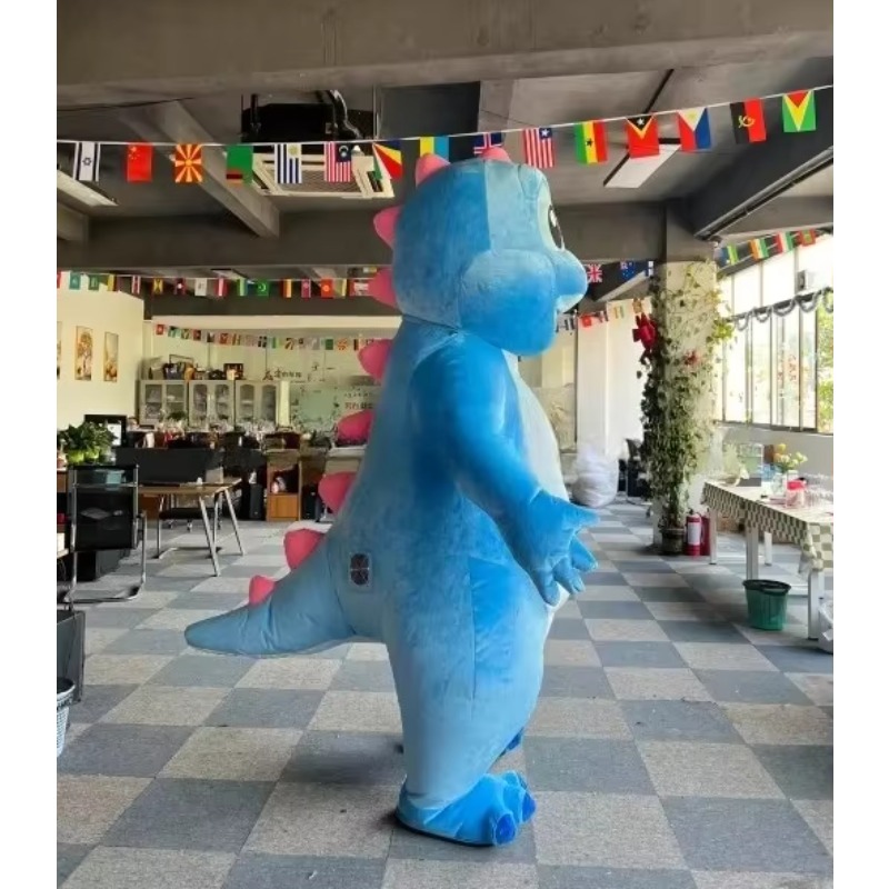 Kostium dmuchany Niebieski Smo – Inflatable Dinosaur Costume Adult recenzja i cena