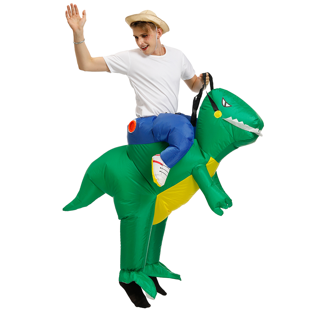Kostium dmuchany dinozaura na  – Inflatable Dinosaur Costume Adult recenzja i cena