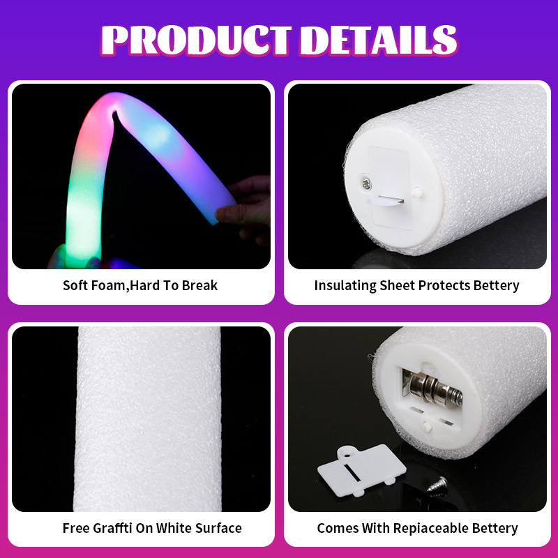 12/30/60Pcs LED Glow Sticks Bu – Glow In The Dark Party Glasses recenzja i cena