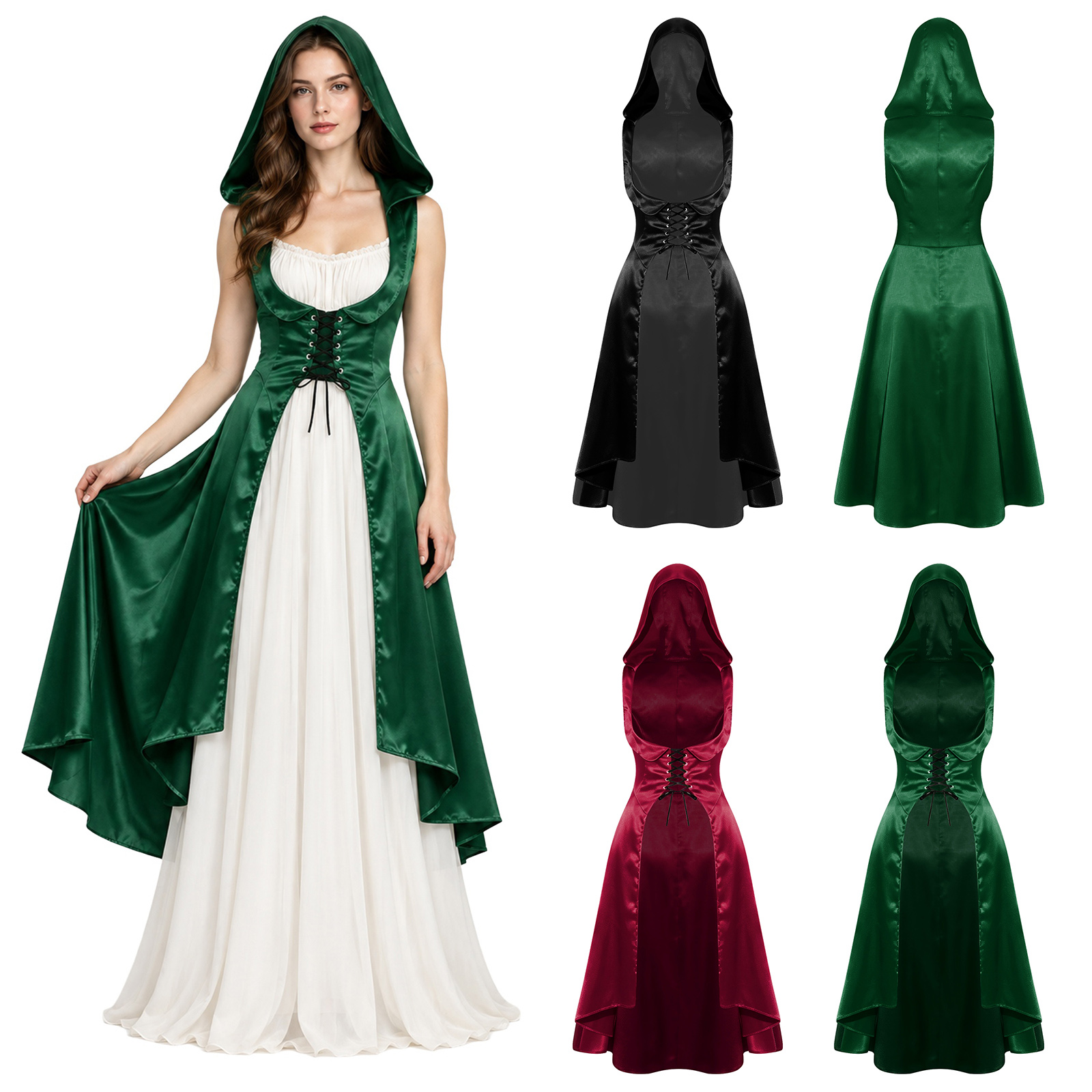 Kostiumy renesansowe dla kobie – Medieval Renaissance Dress Women recenzja i cena