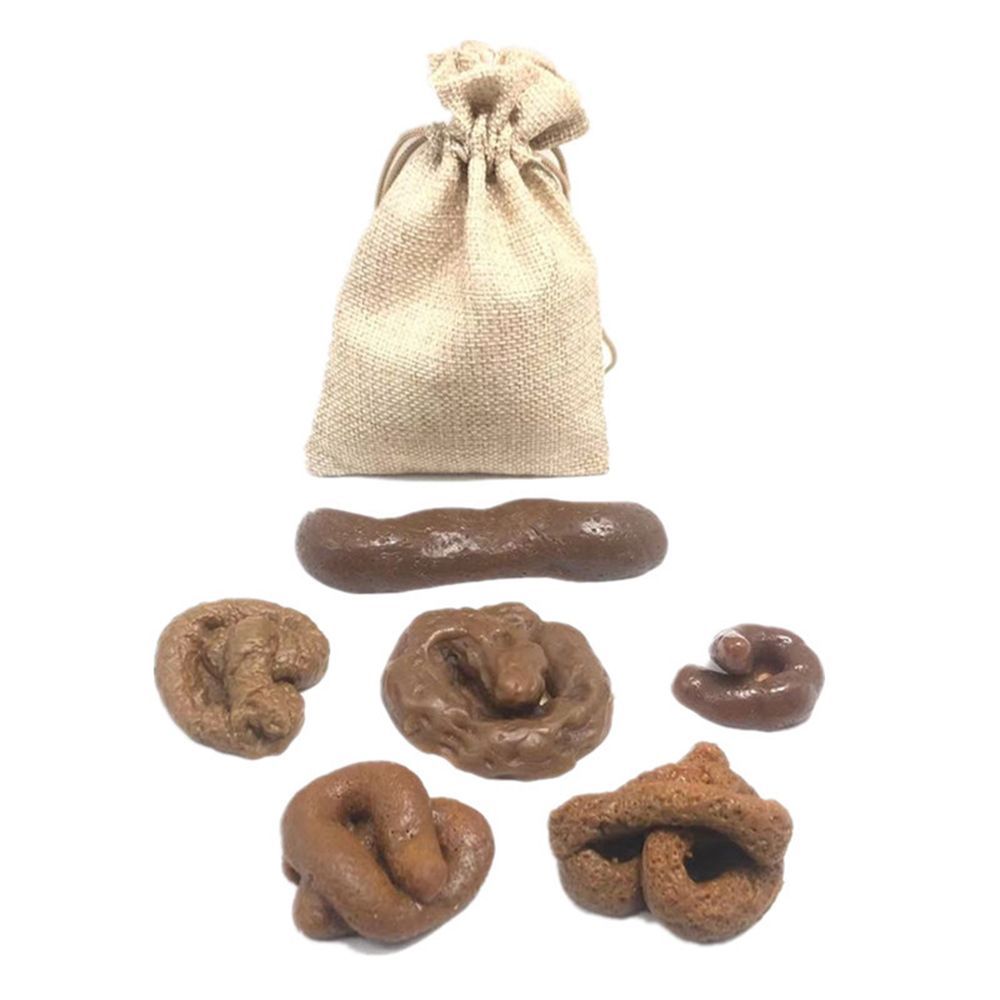 6 szt. Zabawny antystresowy pr – Fake Poop Gag Gift recenzja i cena