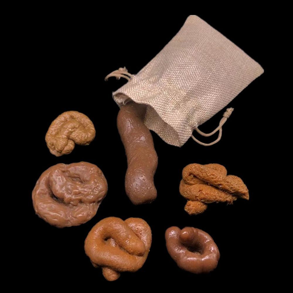 6 szt. Zabawny antystresowy pr – Fake Poop Gag Gift recenzja i cena