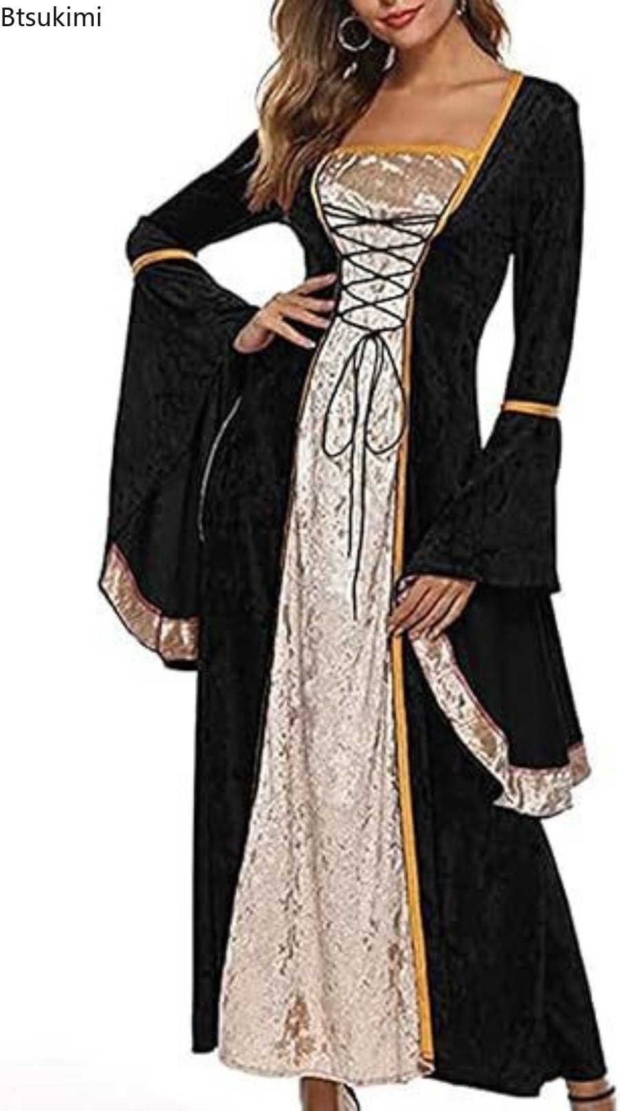 Damska Sukienka Renesansowa Śr – Medieval Renaissance Dress Women recenzja i cena