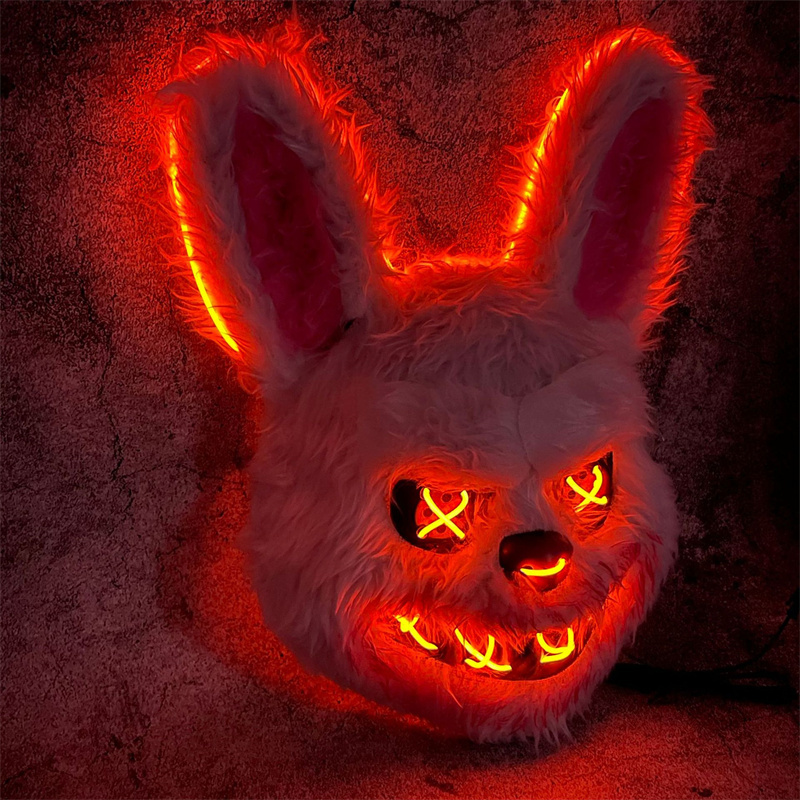 Maska Królika LED na Maskaradę – Led Purge Mask Halloween recenzja i cena